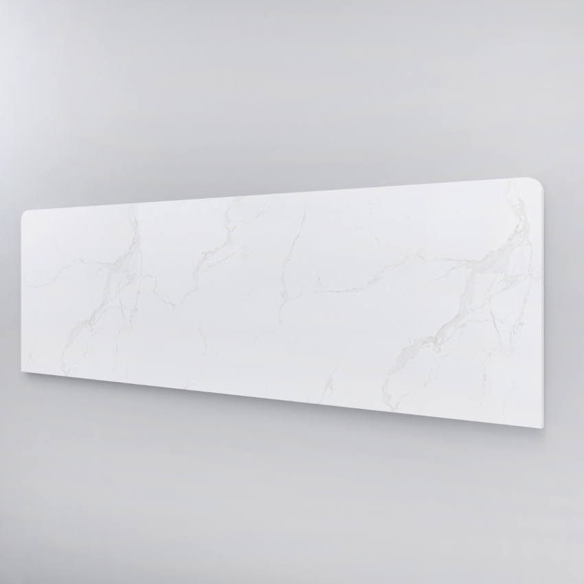 1500mm White Marble Look Sintered Stone Top Benchtop