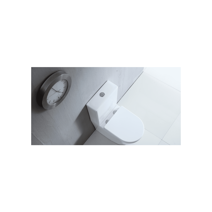 London Back To Wall Toilet Suite (Rimless)With Slim Seat Cover And Universal Inlet Cistern  T6