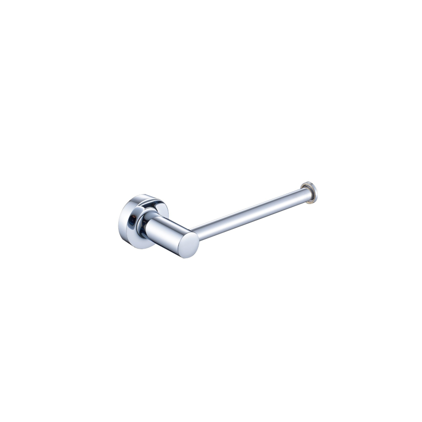 Ruby Round Toilet Roll Holder Chrome