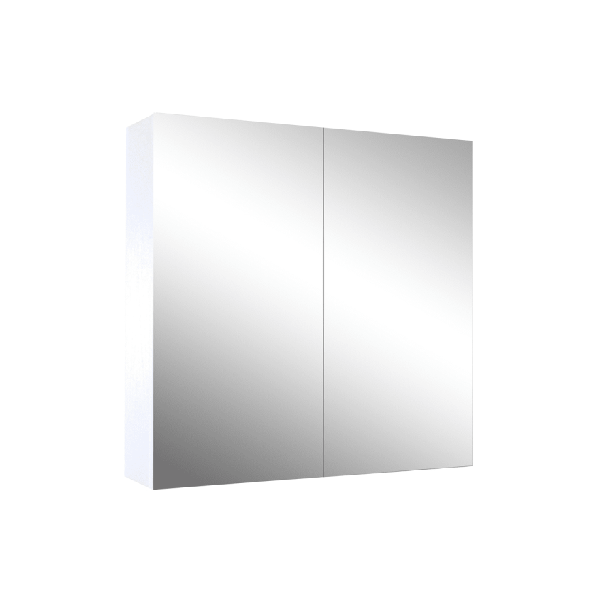 900*720*150mm Pvc White Shaving Cabinet Two Doors