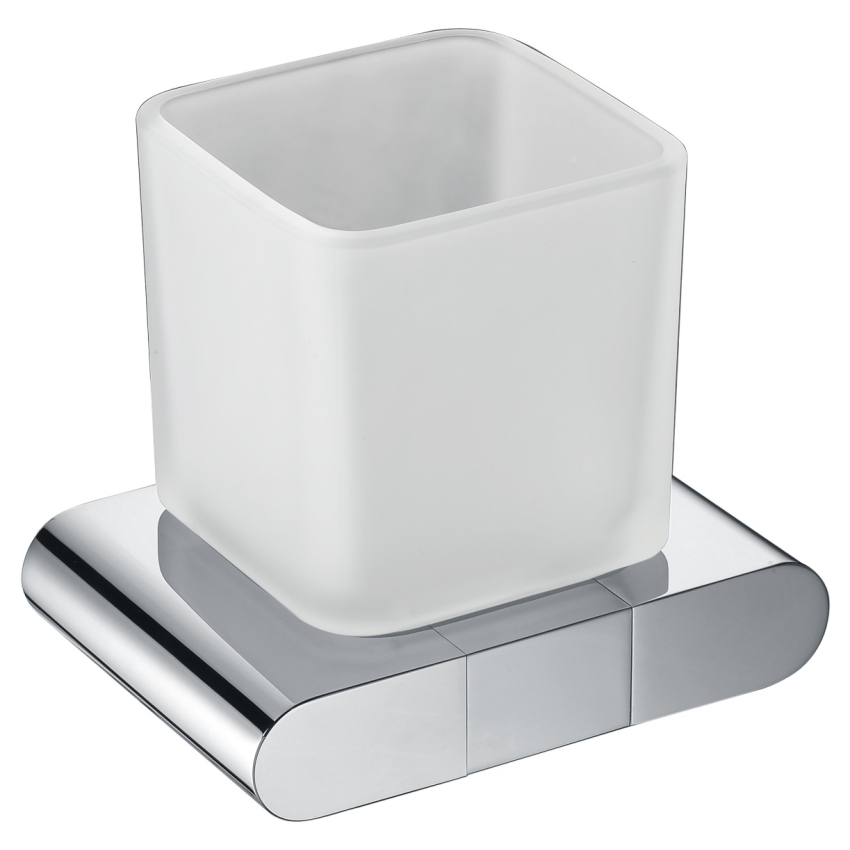 Kara Single Tumble Holder Chrome