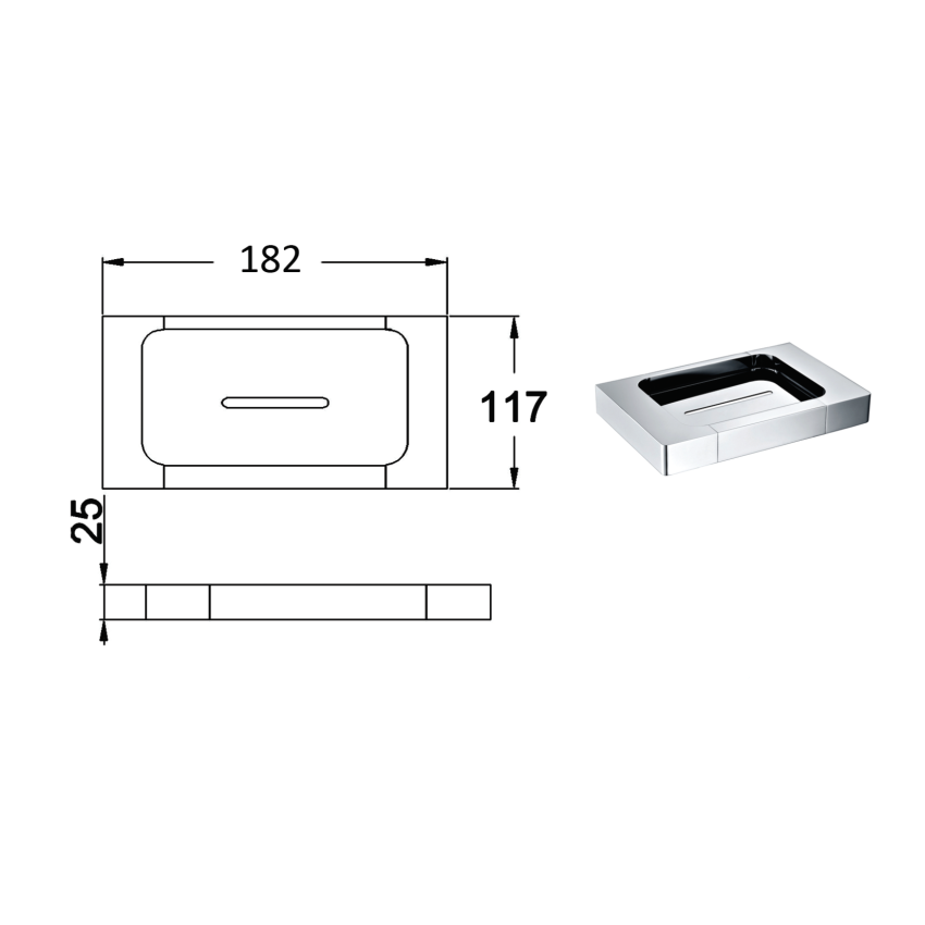 Seto Soap Wire Chrome
