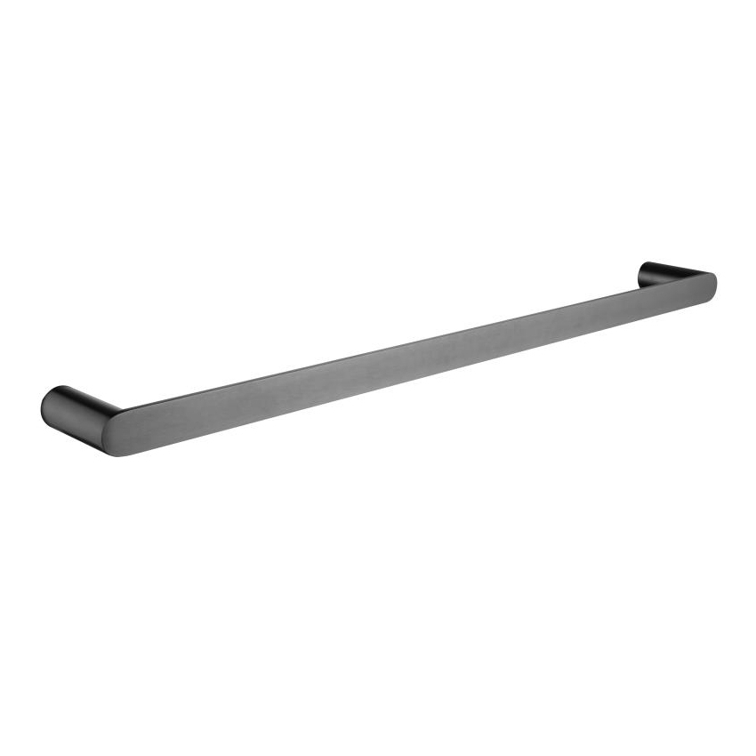 Gun Metal Grey Single Towel Rail 600mm
