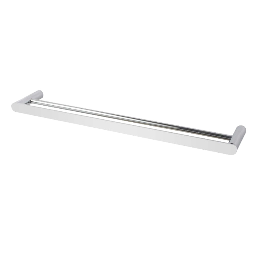Chrome Double Towel Rail 800mm