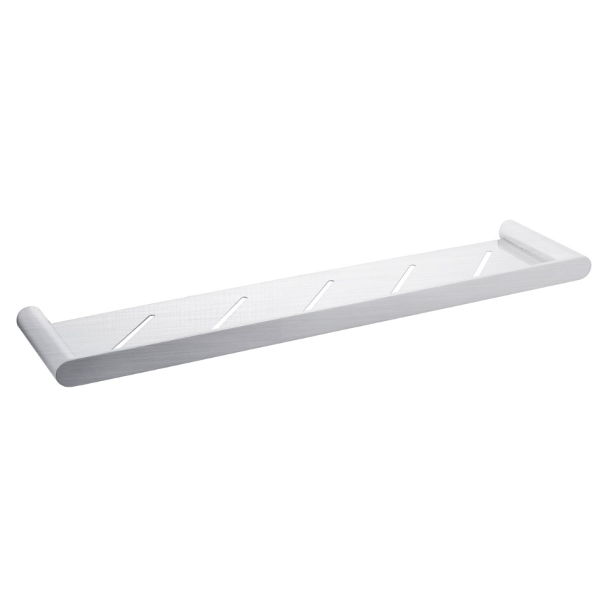 Brushed Nickel Round Stainless Steel Shelf