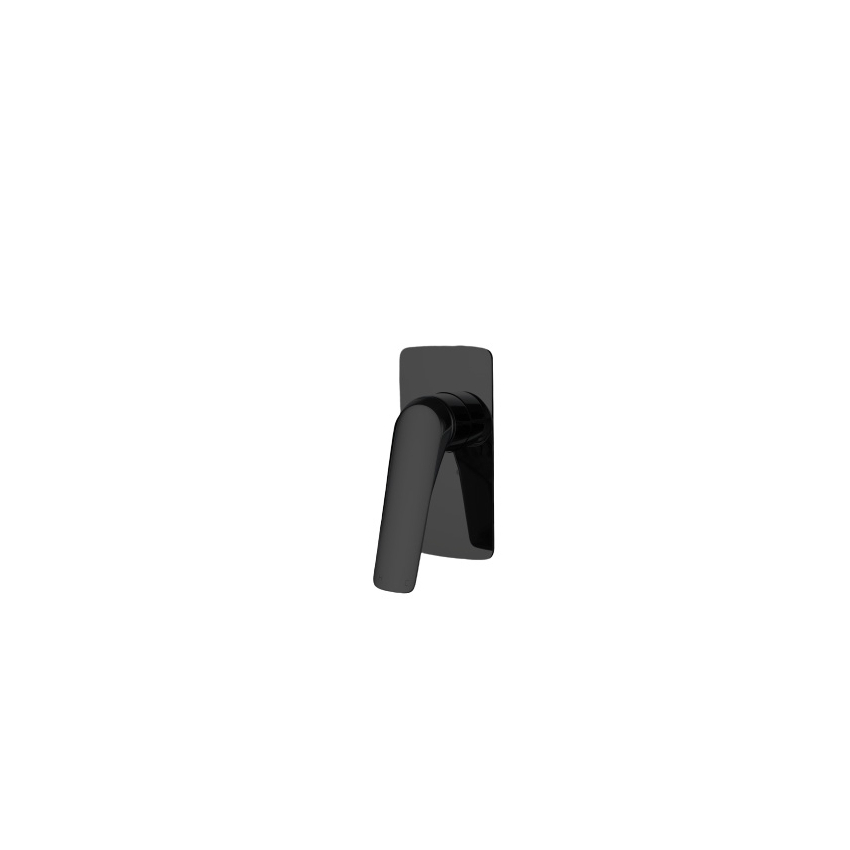 Square Black Shower/Bath Wall Mixer