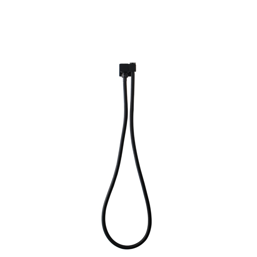 Square Black Shower Rail without Handheld Shower