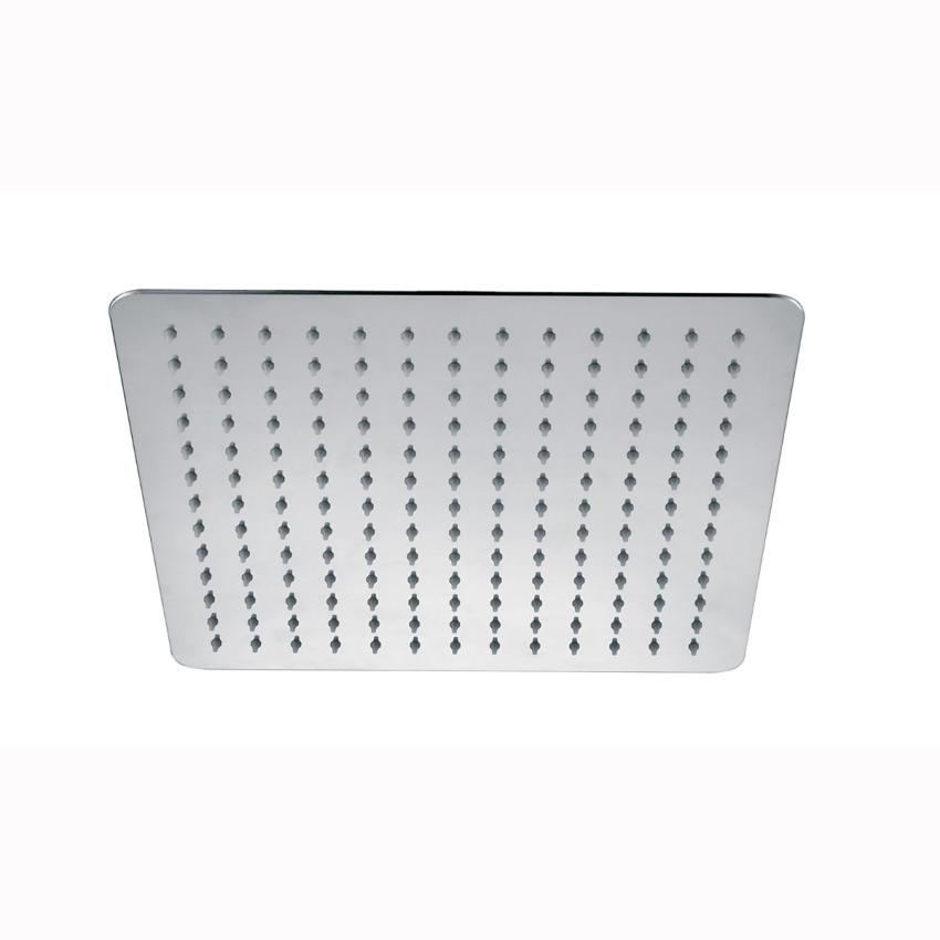 Super-slim Square Chrome Rainfall Shower Head 300mm