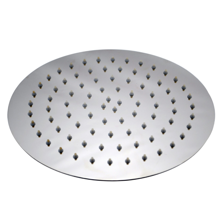Super-slim Round Chrome Rainfall Shower Head 250mm
