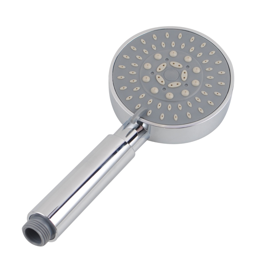 Chrome 5 Functions Round Handheld Shower