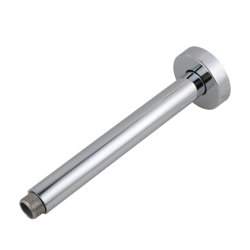 Round Chrome Ceiling Shower Arm 300mm