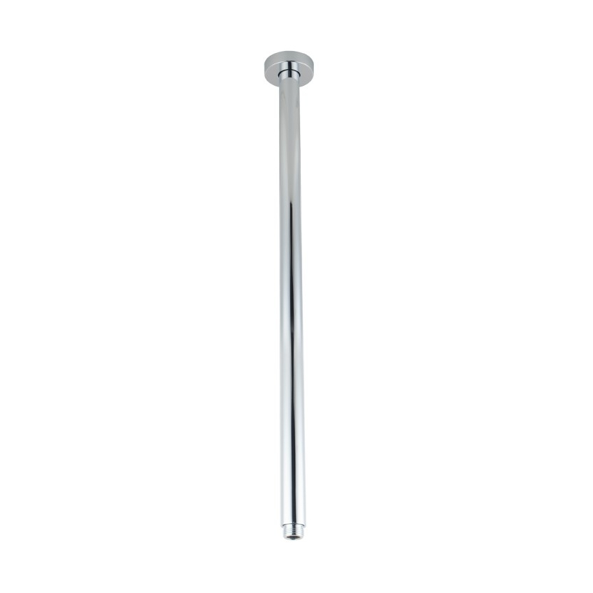 Round Chrome Ceiling Shower Arm 600mm