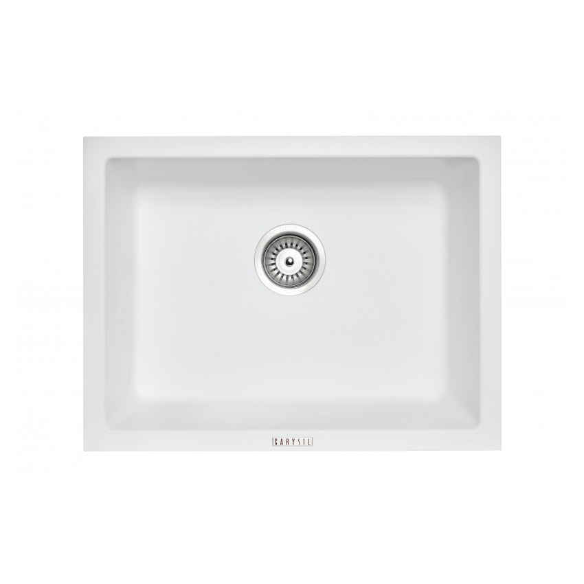 Carysil White Single Big Bowl Granite Kitchen Sink 610*457mm