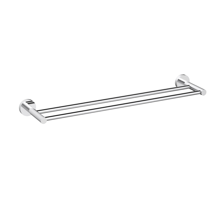 600mm Otus Slimline Double Towel Rail Chrome