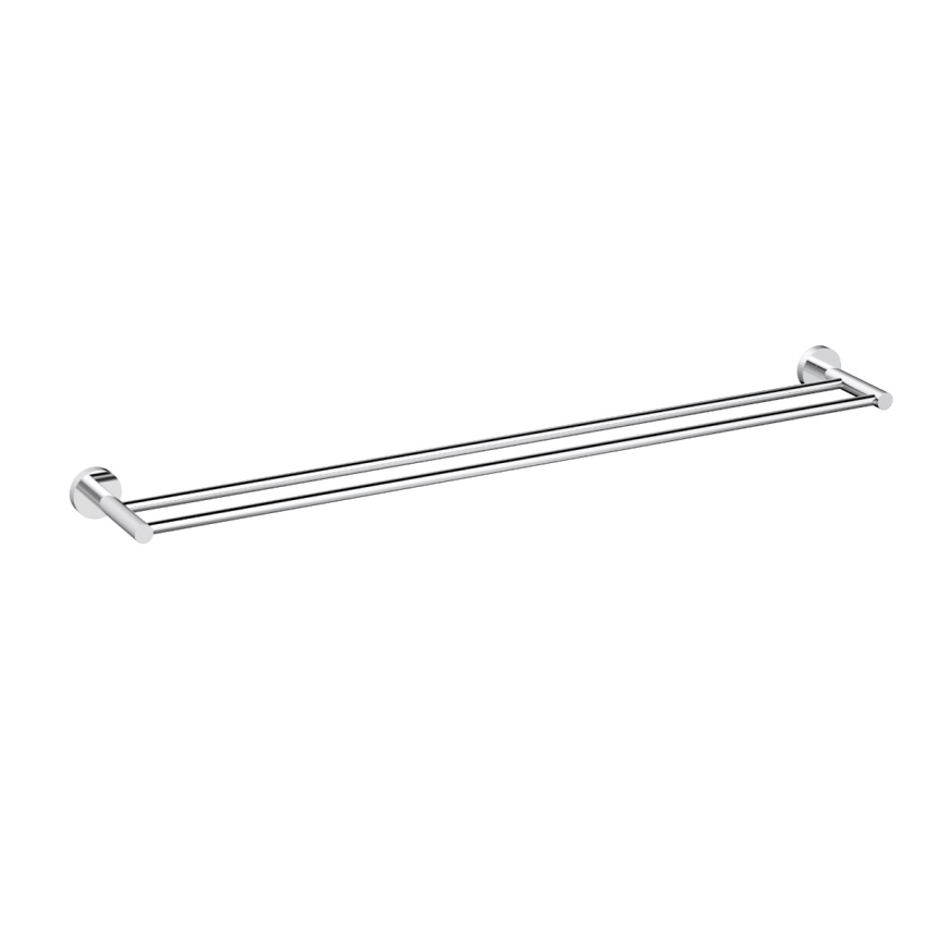 900mm Otus Slimline Double Towel Rail Chrome