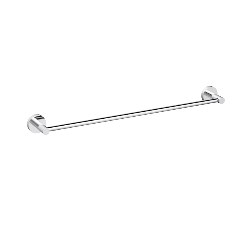 600mm Otus Slimline Single Towel Rail 600mm Chrome