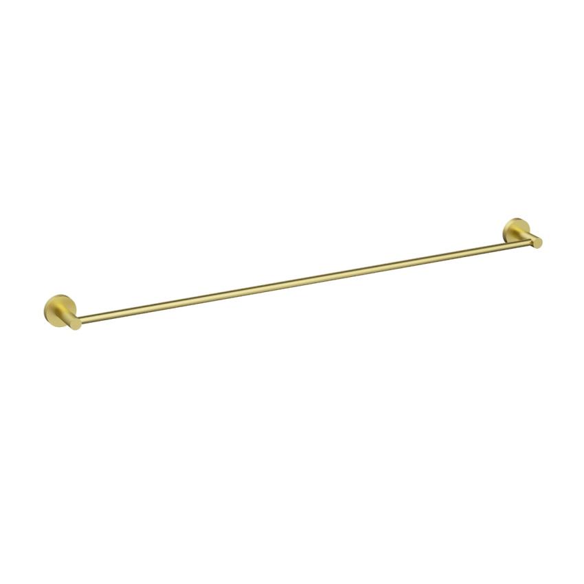 900mm Otus Slimline Single Towel Rail Brushed Gold