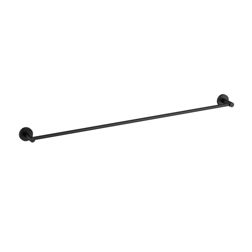 900mm Otus Slimline Single Towel Rail Matt Black