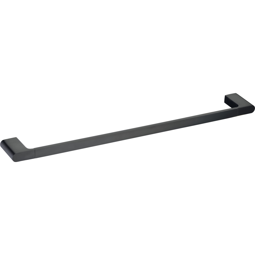 Cora Single Towel Rail 600 mm Matt Black