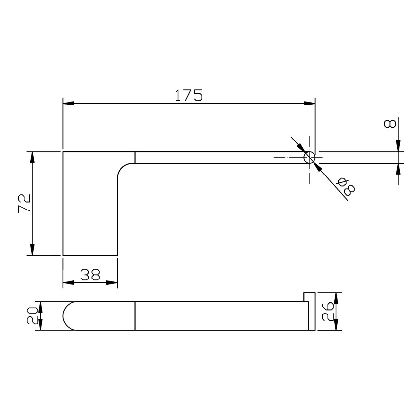 Cora Toilet Roll Holder Brushed Nickel