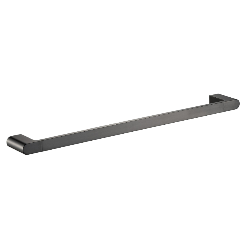 Flores Single Towel Rail 600 mm Gunmetal