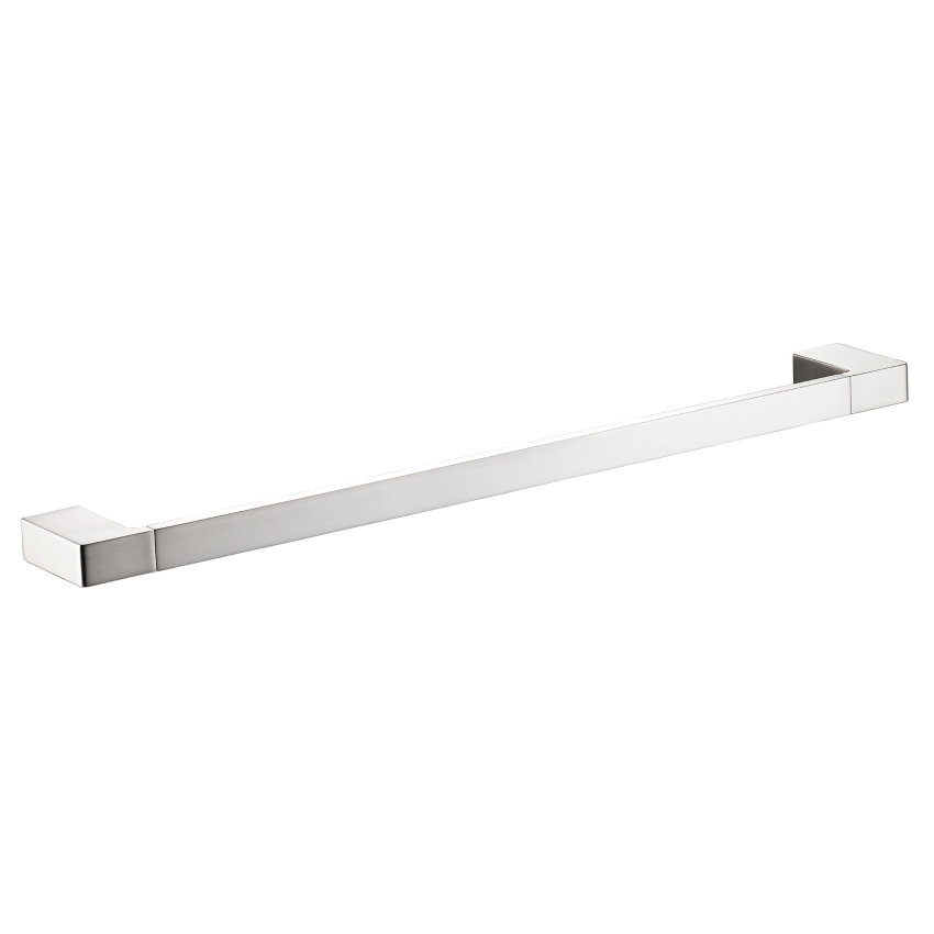 Ceram Single Towel Rail 600 mm Brushed Nickel