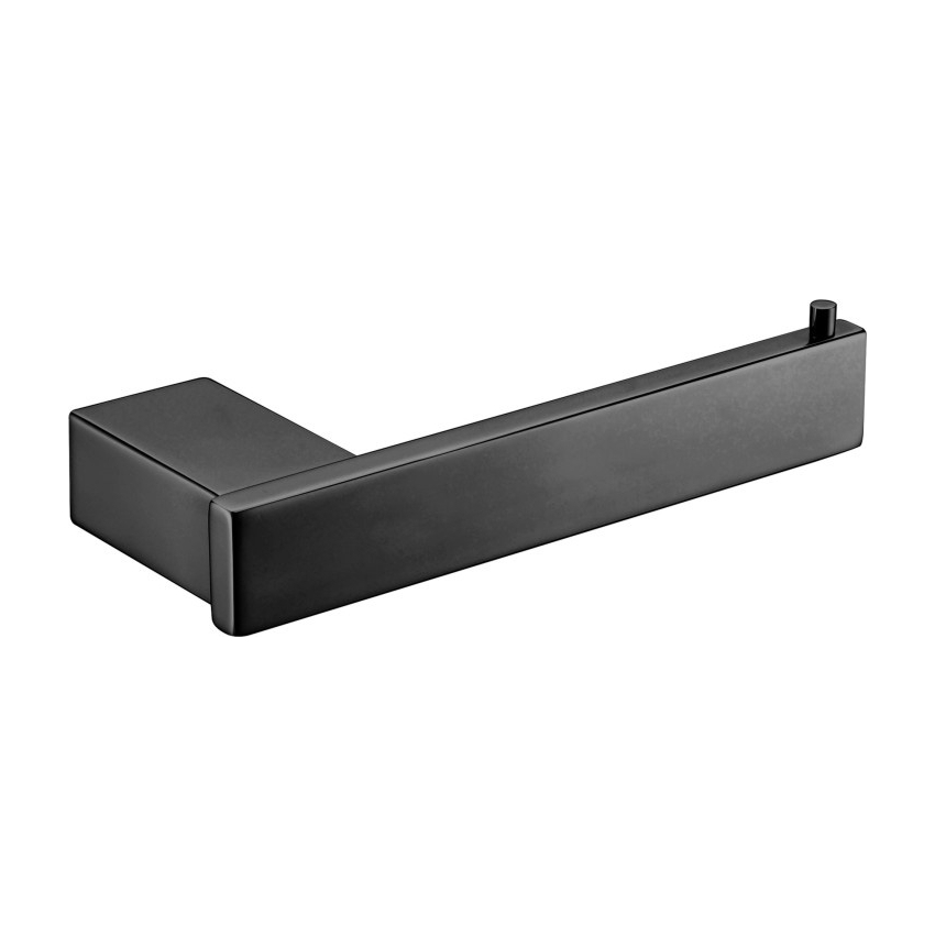 Rosa Toilet Roll Holder Matt Black