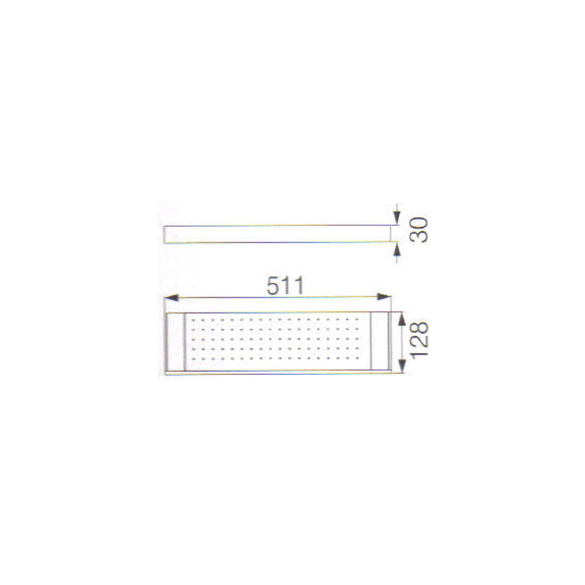 Rosa Shelf Matt Black