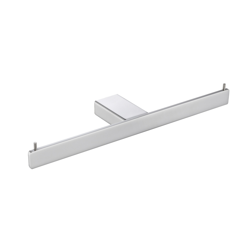 Aiko Square Double Toilet Roll Holder Chrome