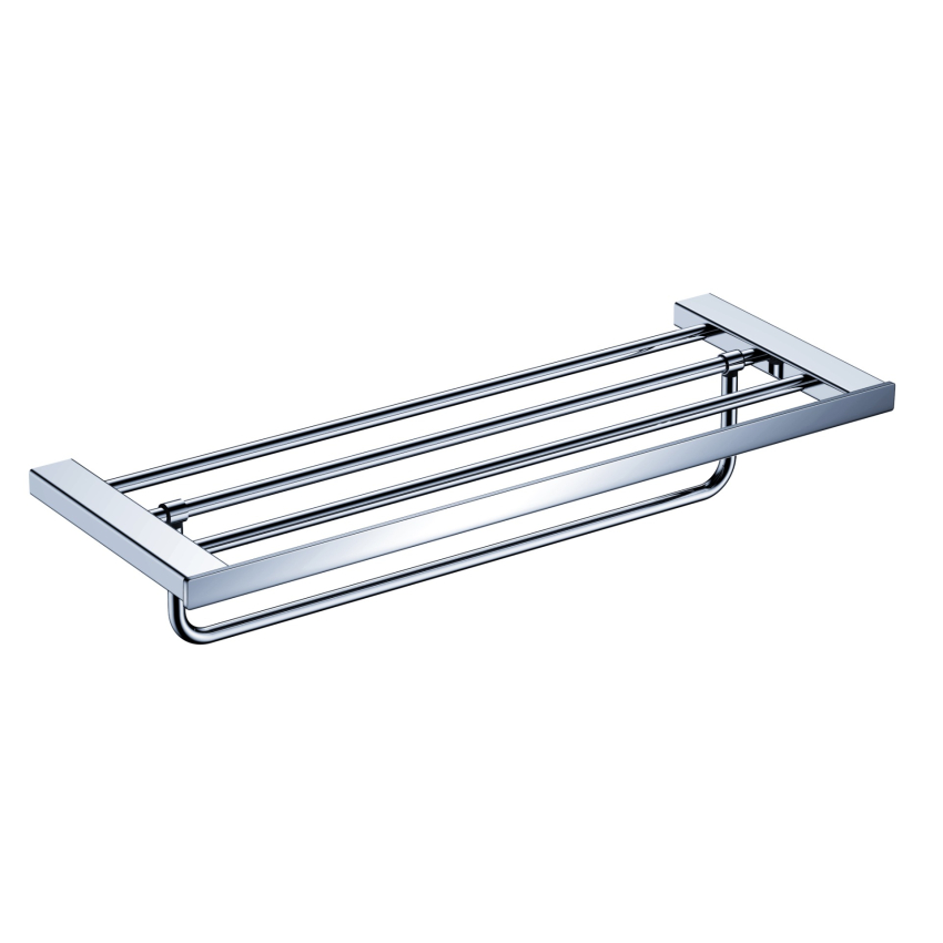Aiko Square Towel Shelf Chrome