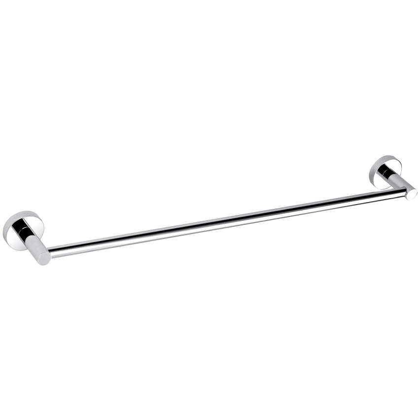 Otus Round Single Towel Rail 750mm Chrome
