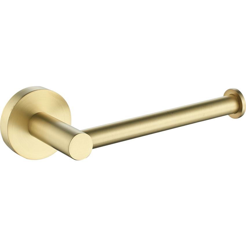 Otus L-Shaped Toilet Roll Holder Brushed Gold