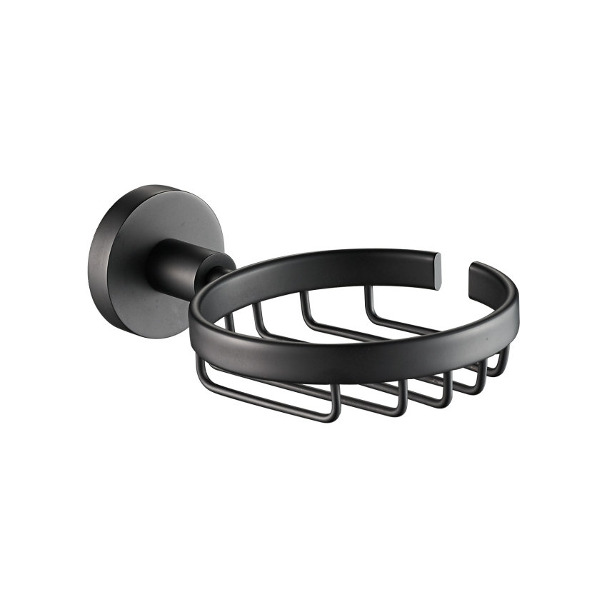 Otus Round Soap Dish Matt Black