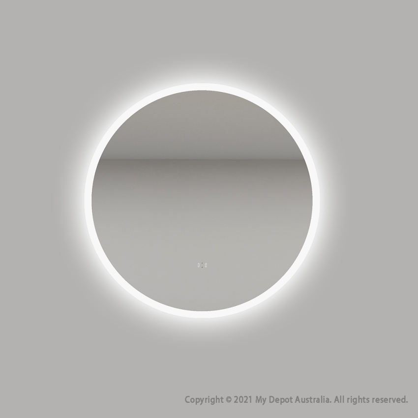 700mm Round 3 Color Frontlit Bathroom LED Mirror(Touchless Sensor Switch)