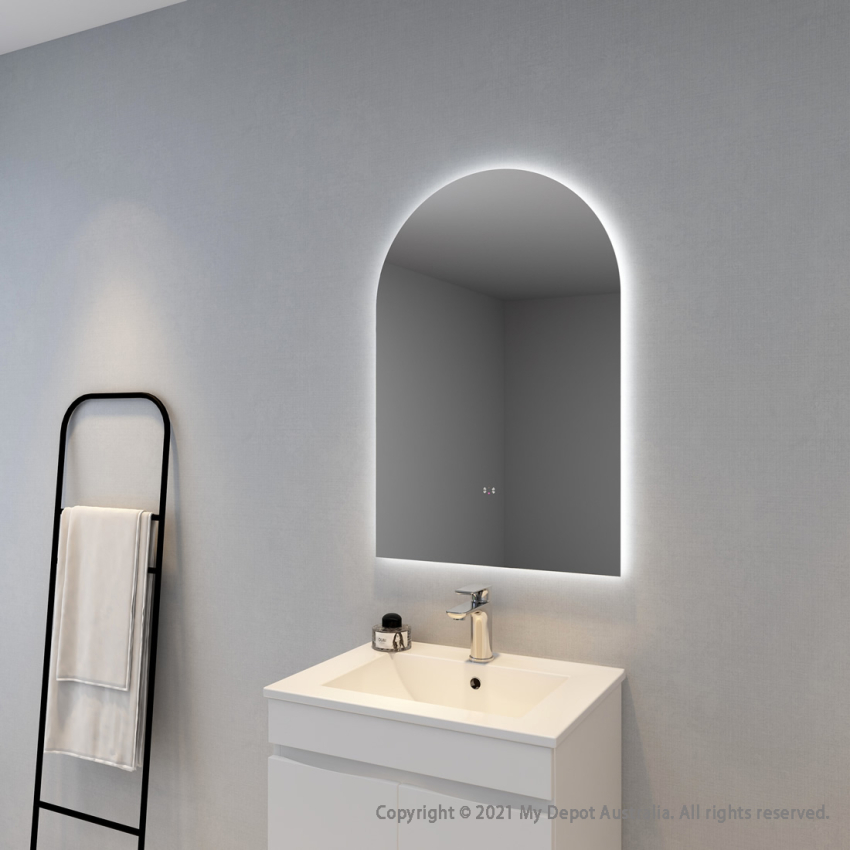 600x900mm Alice Arch 3 Color Backlit LED Mirror(Touchless Sensor Switch)