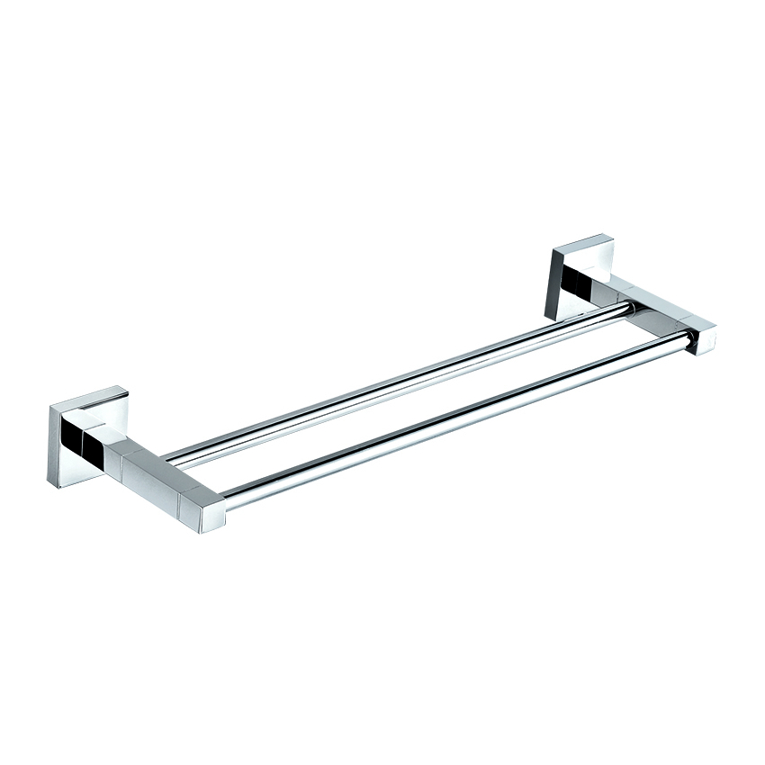 Sara Double Towel Rail 750 mm Chrome