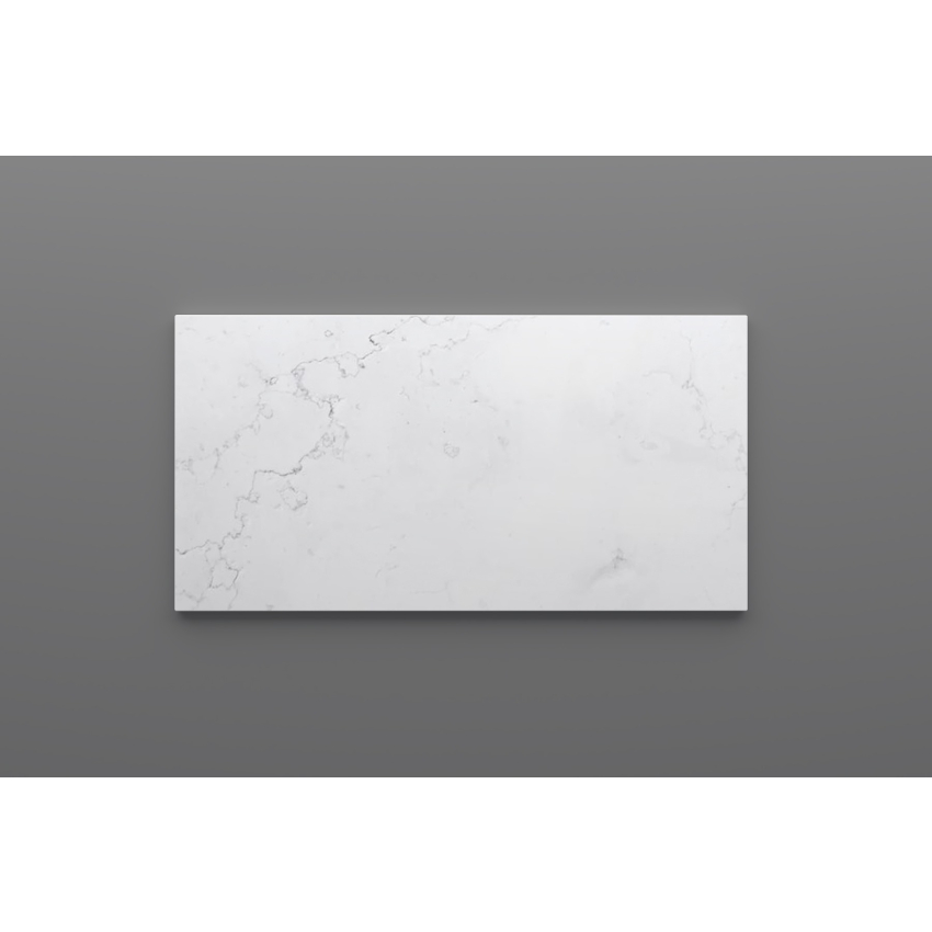 900mm Quartz Stone Top Gloss White Marble Look Silica-Free Caesarstone Benchtop