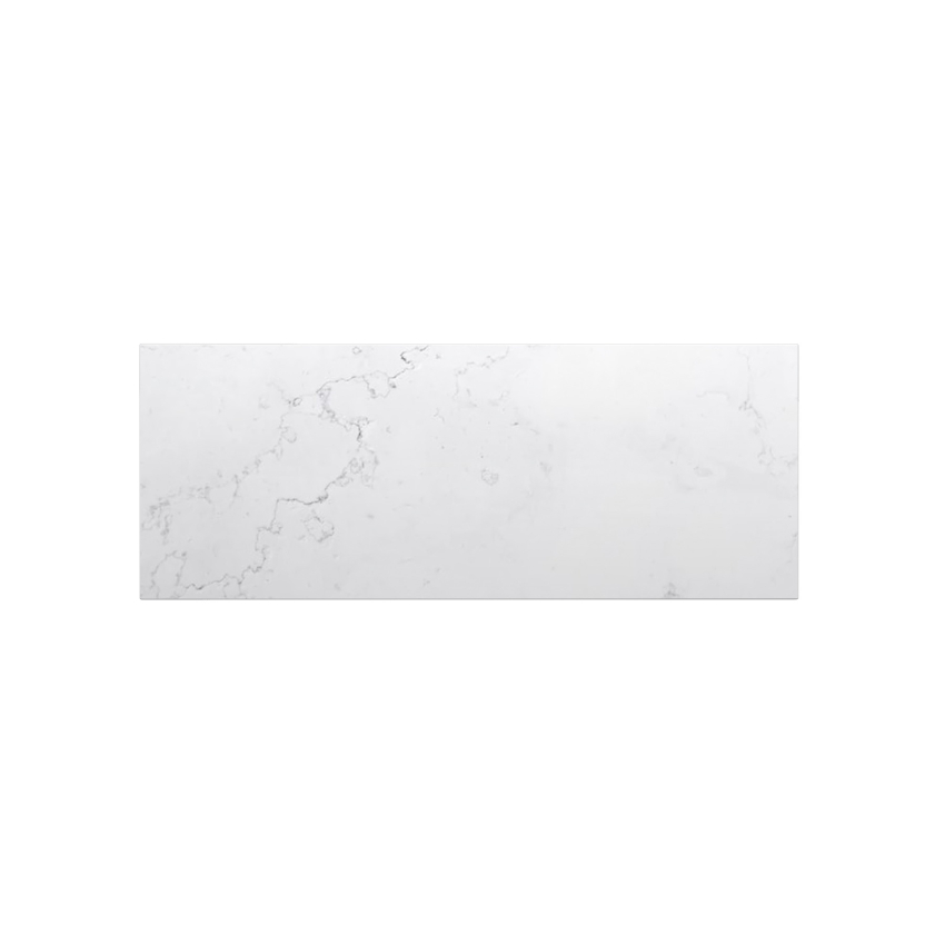 1200mm Quartz Stone Top Gloss White Marble Look Silica-Free Caesarstone Benchtop