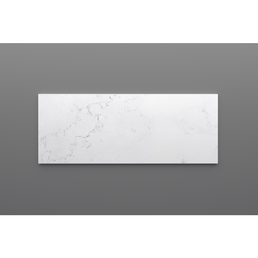 1200mm Quartz Stone Top Gloss White Marble Look Silica-Free Caesarstone Benchtop