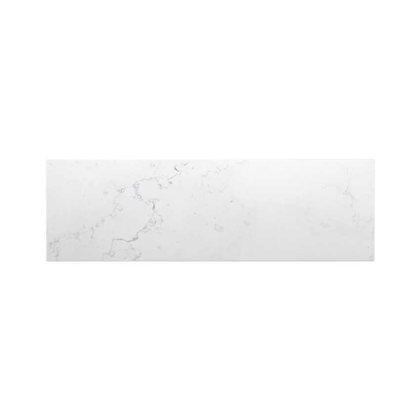1500mm Quartz Stone Top Gloss White Marble Look Silica-Free Caesarstone Benchtop