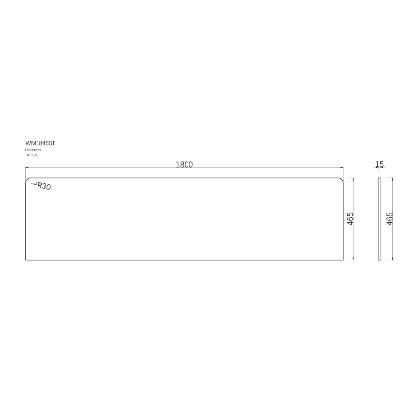 1800mm White Marble Look Sintered Stone Top Benchtop