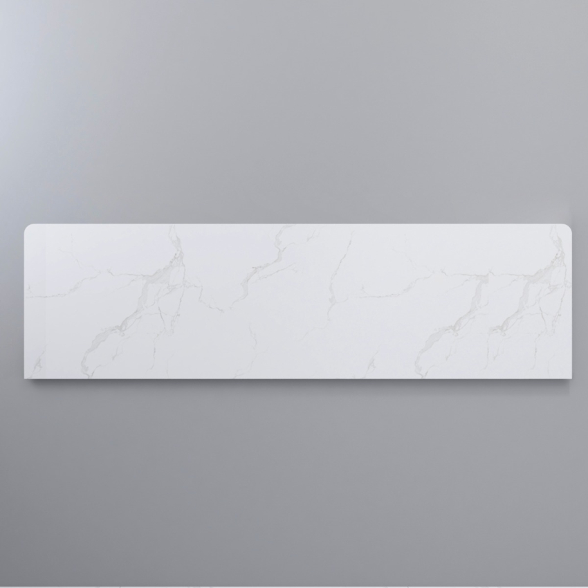 1800mm White Marble Look Sintered Stone Top Benchtop