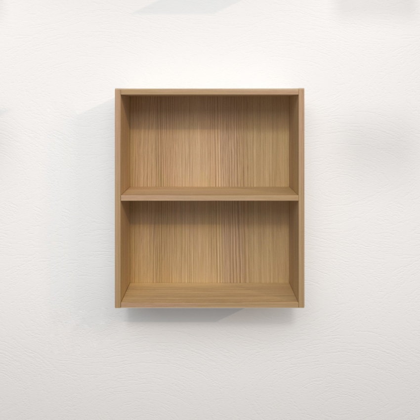 550mm Natural Oak Laminated Particle Board Shelf Unit Open Cabinet Shelf Cabinet