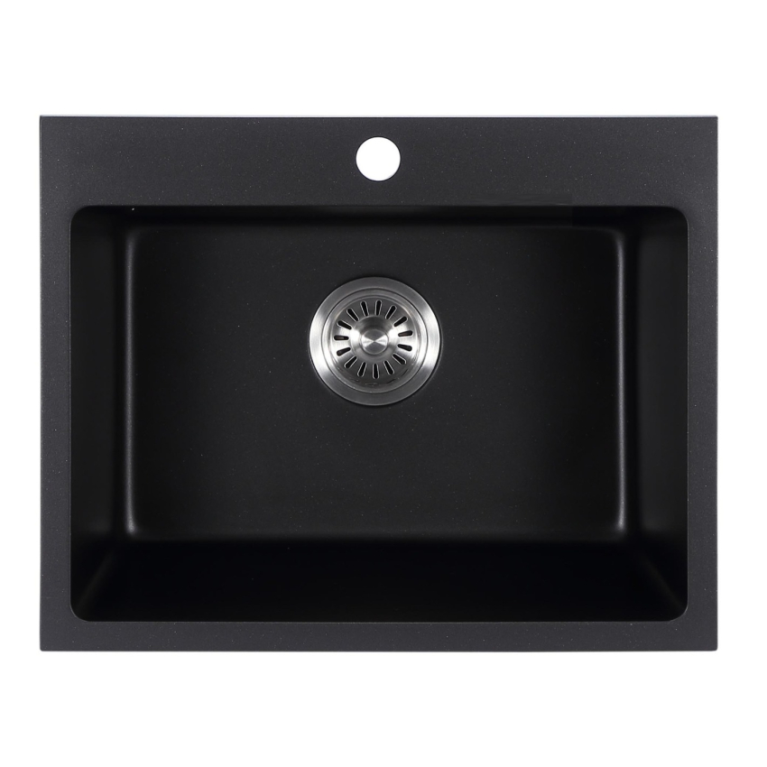 550*440*205mm Cora Black Granite Sink