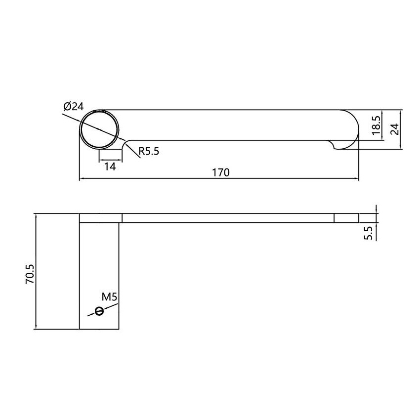 Esperia Chrome Toilet Roll Holder