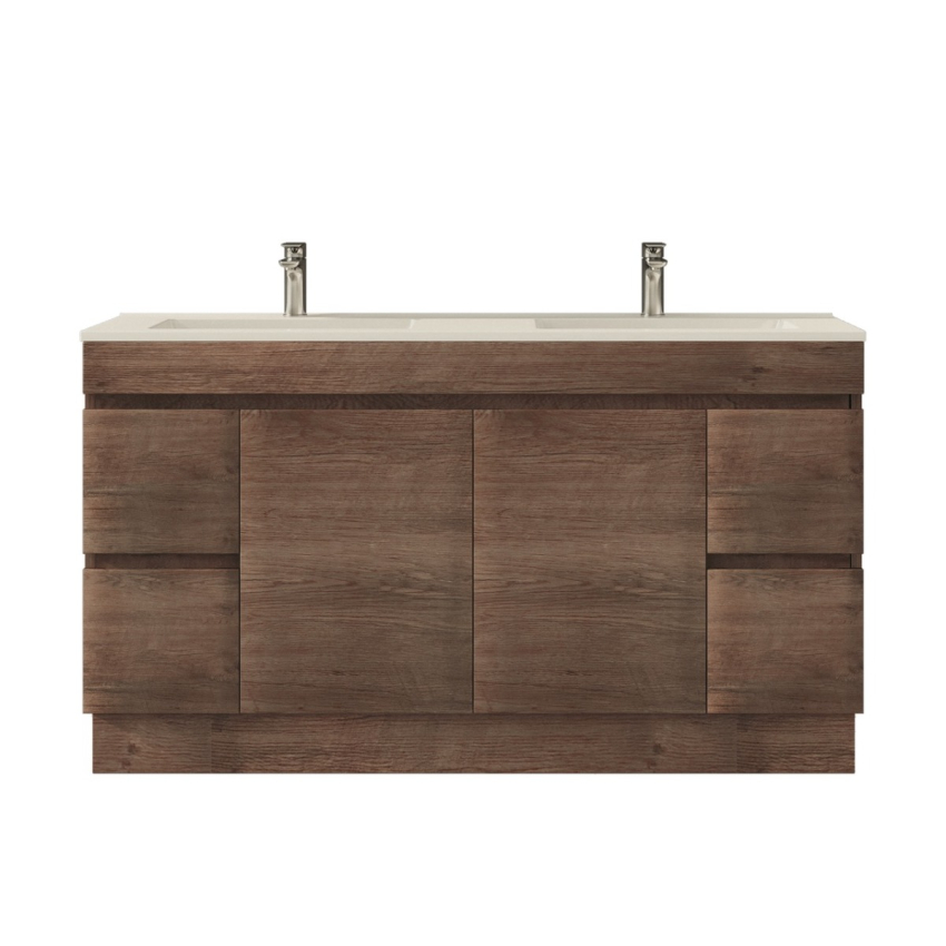 1500mm Dark Oak MDF Vanity Kickboard 