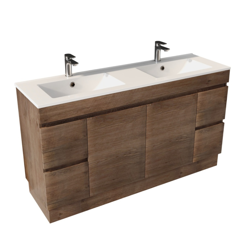 1500mm Dark Oak MDF Vanity Kickboard 