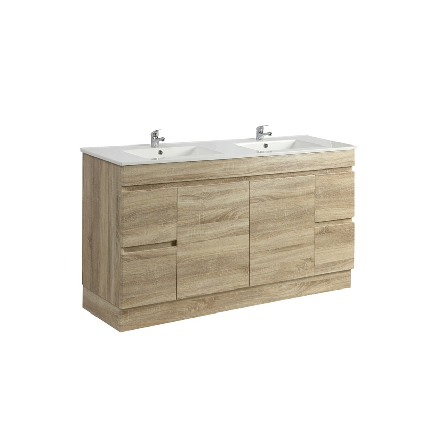1500mm White Oak MDF Vanity Kickboard 