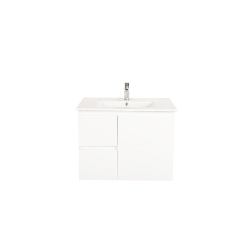 750*450*560mm Wall Hung Gloss White Vanity Left Drawer Cabinet Only