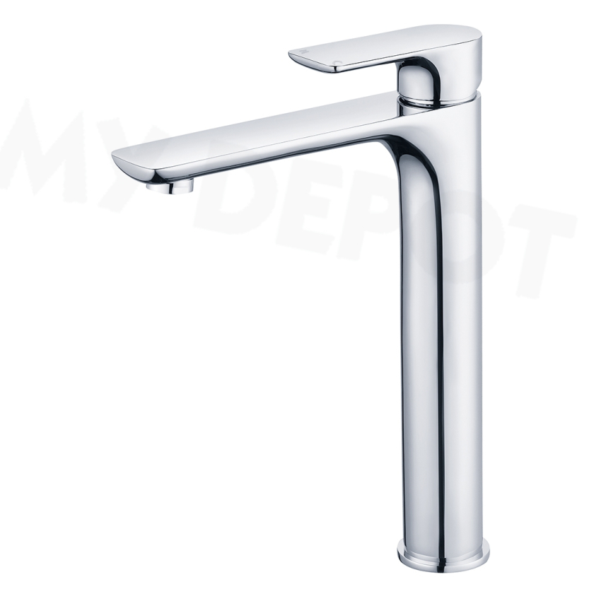 Chrome Bathroom Tall Basin Sink Mixer Tap